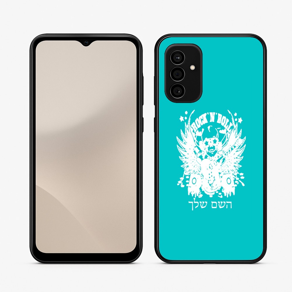 כיסוי בעיצוב אישי עם השם שלך לדגם - Samsung Galaxy A07 4G בעיצוב רוקנרול