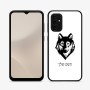 כיסוי בעיצוב אישי עם השם שלך לדגם - Samsung Galaxy A07 4G בעיצוב זאב