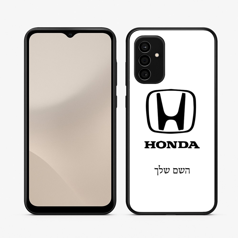 כיסוי בעיצוב אישי עם השם שלך לדגם - Samsung Galaxy A07 4G בעיצוב הונדה 2