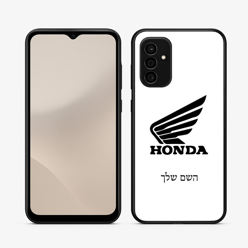 כיסוי בעיצוב אישי עם השם שלך לדגם - Samsung Galaxy A07 4G בעיצוב הונדה
