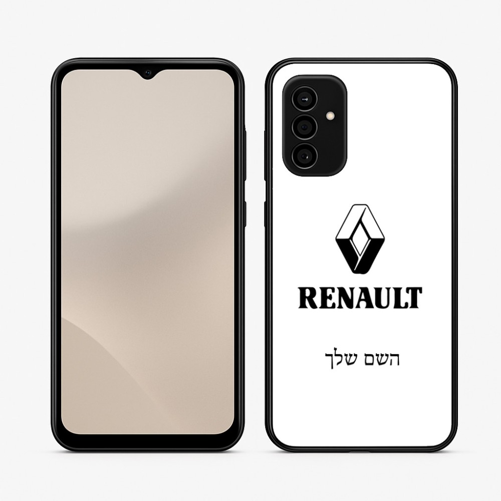 כיסוי בעיצוב אישי עם השם שלך לדגם - Samsung Galaxy A07 4G בעיצוב רנו