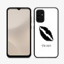 כיסוי בעיצוב אישי עם השם שלך לדגם - Samsung Galaxy A07 4G בעיצוב שפתיים - נשיקה