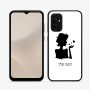 כיסוי בעיצוב אישי עם השם שלך לדגם - Samsung Galaxy A07 4G בעיצוב אהבת נשים