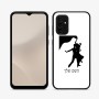 כיסוי בעיצוב אישי עם השם שלך לדגם - Samsung Galaxy A07 4G בעיצוב אישה רוקדת עם גבר