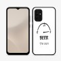 כיסוי בעיצוב אישי עם השם שלך לדגם - Samsung Galaxy A07 4G בעיצוב מיכל של בירה