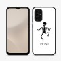 כיסוי בעיצוב אישי עם השם שלך לדגם - Samsung Galaxy A07 4G בעיצוב סקלטון
