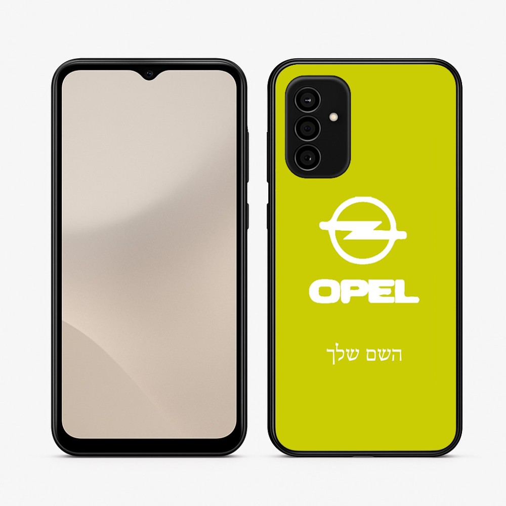 כיסוי בעיצוב אישי עם השם שלך לדגם - Samsung Galaxy A07 4G בעיצוב אופל