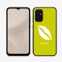 כיסוי בעיצוב אישי עם השם שלך לדגם - Samsung Galaxy A07 4G בעיצוב שפתיים - נשיקה