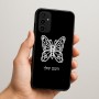 כיסוי בעיצוב אישי עם השם שלך לדגם - Samsung Galaxy A07 4G בעיצוב פרפר