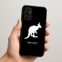 כיסוי בעיצוב אישי עם השם שלך לדגם - Samsung Galaxy A07 4G בעיצוב קנגורו