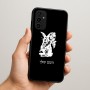 כיסוי בעיצוב אישי עם השם שלך לדגם - Samsung Galaxy A07 4G בעיצוב ארנב מחזיק גזר