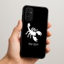 כיסוי בעיצוב אישי עם השם שלך לדגם - Samsung Galaxy A07 4G בעיצוב עקרב