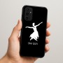 כיסוי בעיצוב אישי עם השם שלך לדגם - Samsung Galaxy A07 4G בעיצוב בלרינה