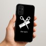 כיסוי בעיצוב אישי עם השם שלך לדגם - Samsung Galaxy A07 4G בעיצוב מעצב שיער