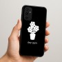 כיסוי בעיצוב אישי עם השם שלך לדגם - Samsung Galaxy A07 4G בעיצוב פרח