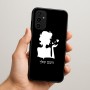 כיסוי בעיצוב אישי עם השם שלך לדגם - Samsung Galaxy A07 4G בעיצוב אהבת נשים