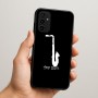 כיסוי בעיצוב אישי עם השם שלך לדגם - Samsung Galaxy A07 4G בעיצוב סקסופון
