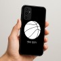 כיסוי בעיצוב אישי עם השם שלך לדגם - Samsung Galaxy A07 4G בעיצוב כדורסל