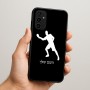 כיסוי בעיצוב אישי עם השם שלך לדגם - Samsung Galaxy A07 4G בעיצוב שחקן פינג פונג