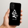 כיסוי בעיצוב אישי עם השם שלך לדגם - Samsung Galaxy A07 4G בעיצוב אהבה באותיות יפניות