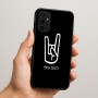 כיסוי בעיצוב אישי עם השם שלך לדגם - Samsung Galaxy A07 4G בעיצוב יד סלע