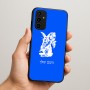 כיסוי בעיצוב אישי עם השם שלך לדגם - Samsung Galaxy A07 4G בעיצוב ארנב מחזיק גזר