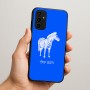 כיסוי בעיצוב אישי עם השם שלך לדגם - Samsung Galaxy A07 4G בעיצוב זברה