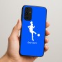 כיסוי בעיצוב אישי עם השם שלך לדגם - Samsung Galaxy A07 4G בעיצוב שחקנית כדורגל - אישה
