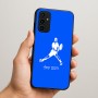 כיסוי בעיצוב אישי עם השם שלך לדגם - Samsung Galaxy A07 4G בעיצוב שחקן טניס