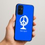 כיסוי בעיצוב אישי עם השם שלך לדגם - Samsung Galaxy A07 4G בעיצוב גלובוסי שלום