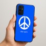 כיסוי בעיצוב אישי עם השם שלך לדגם - Samsung Galaxy A07 4G בעיצוב סמל השלום