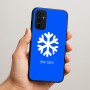 כיסוי בעיצוב אישי עם השם שלך לדגם - Samsung Galaxy A07 4G בעיצוב שלג