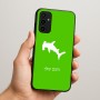 כיסוי בעיצוב אישי עם השם שלך לדגם - Samsung Galaxy A07 4G בעיצוב כריש ראש פטיש