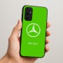 כיסוי בעיצוב אישי עם השם שלך לדגם - Samsung Galaxy A07 4G בעיצוב מרצדס-בנץ