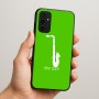 כיסוי בעיצוב אישי עם השם שלך לדגם - Samsung Galaxy A07 4G בעיצוב סקסופון