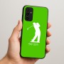 כיסוי בעיצוב אישי עם השם שלך לדגם - Samsung Galaxy A07 4G בעיצוב שחקן גולף