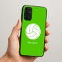 כיסוי בעיצוב אישי עם השם שלך לדגם - Samsung Galaxy A07 4G בעיצוב כדור כדורעף
