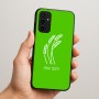 כיסוי בעיצוב אישי עם השם שלך לדגם - Samsung Galaxy A07 4G בעיצוב חיטה גלית זהב
