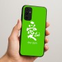 כיסוי בעיצוב אישי עם השם שלך לדגם - Samsung Galaxy A07 4G בעיצוב אהבה באותיות יפניות