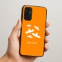 כיסוי בעיצוב אישי עם השם שלך לדגם - Samsung Galaxy A07 4G בעיצוב עטלפים
