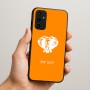 כיסוי בעיצוב אישי עם השם שלך לדגם - Samsung Galaxy A07 4G בעיצוב ראש פיל