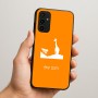 כיסוי בעיצוב אישי עם השם שלך לדגם - Samsung Galaxy A07 4G בעיצוב ג'ירפה באפריקה