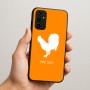 כיסוי בעיצוב אישי עם השם שלך לדגם - Samsung Galaxy A07 4G בעיצוב תרנגול