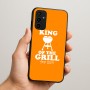 כיסוי בעיצוב אישי עם השם שלך לדגם - Samsung Galaxy A07 4G בעיצוב מלך הגריל