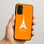 כיסוי בעיצוב אישי עם השם שלך לדגם - Samsung Galaxy A07 4G בעיצוב מגדל אייפל