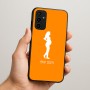 כיסוי בעיצוב אישי עם השם שלך לדגם - Samsung Galaxy A07 4G בעיצוב אישה בהריון