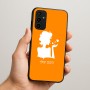 כיסוי בעיצוב אישי עם השם שלך לדגם - Samsung Galaxy A07 4G בעיצוב אהבת נשים