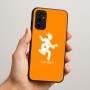 כיסוי בעיצוב אישי עם השם שלך לדגם - Samsung Galaxy A07 4G בעיצוב נגן גיטרה