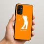 כיסוי בעיצוב אישי עם השם שלך לדגם - Samsung Galaxy A07 4G בעיצוב שחקן גולף