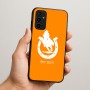 כיסוי בעיצוב אישי עם השם שלך לדגם - Samsung Galaxy A07 4G בעיצוב פרסה וסוס